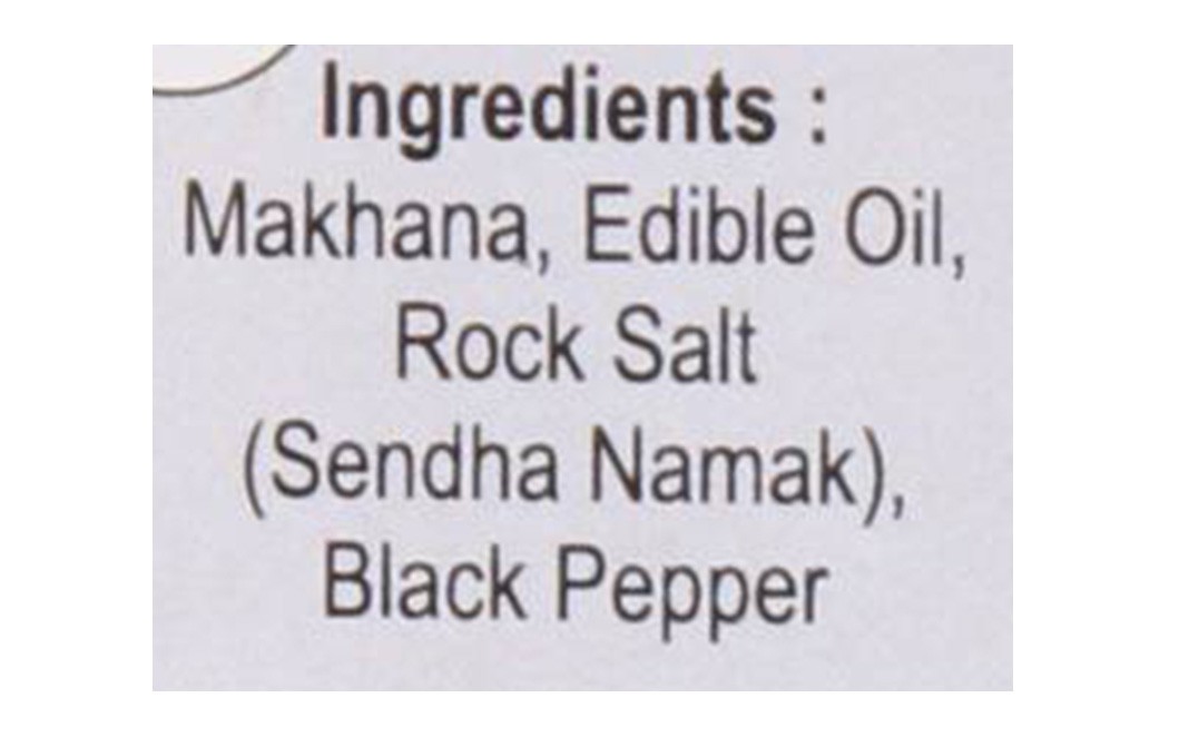 New Tree Munchbox Roasted Mini Makhana Salt & Pepper   Glass Jar  150 grams